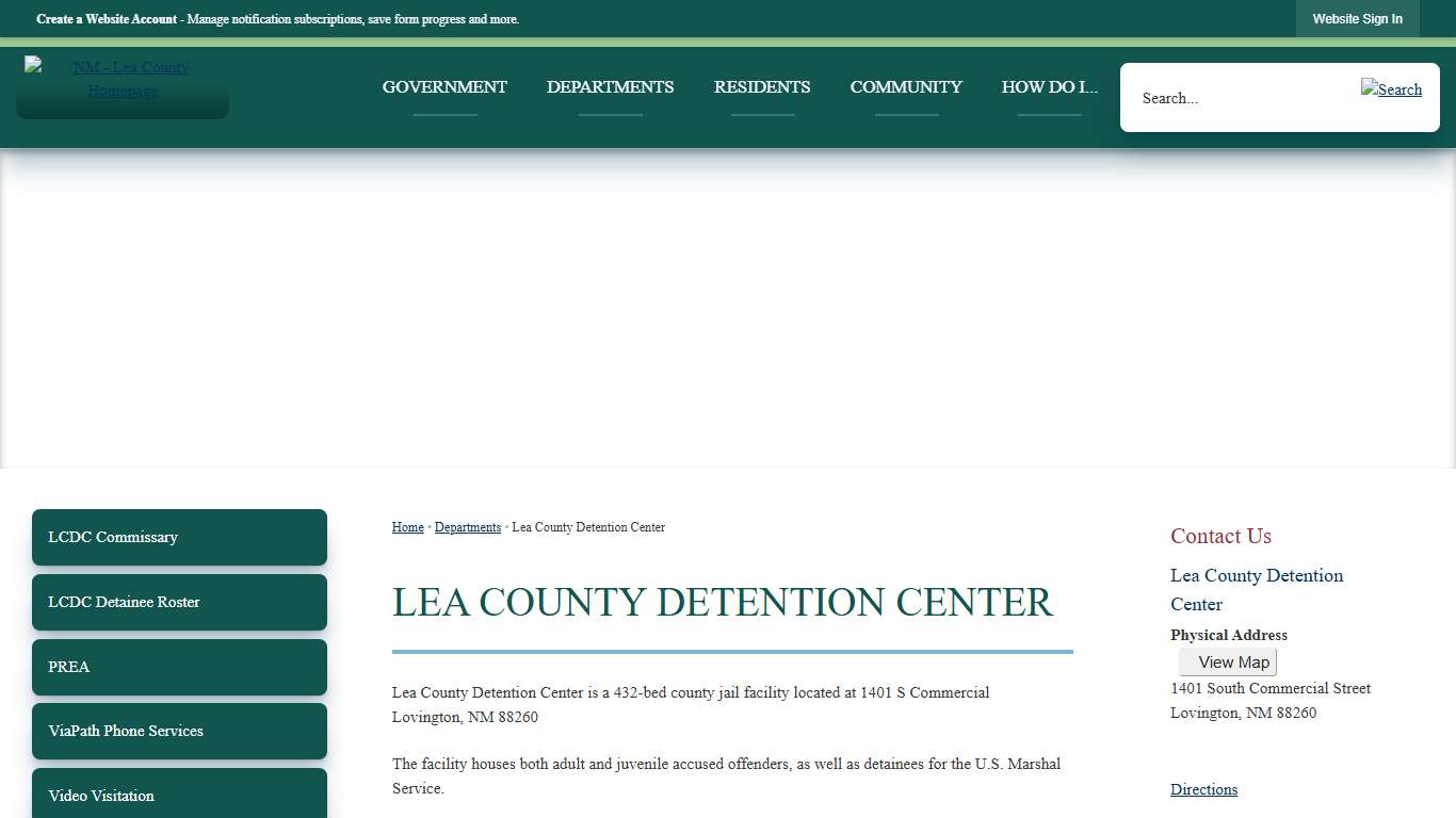 Lea County Detention Center | Lea County, NM